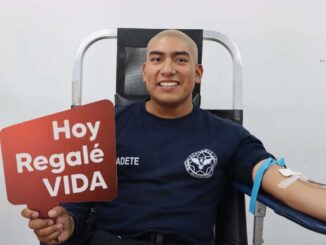 Donan sangre cadetes de la Academia Municipal de Policía