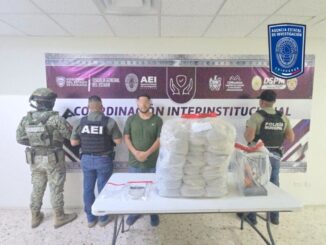 Fiscalía Zona Centro detiene a persona y asegura estupefacientes en cateo