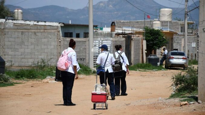 Avanza estrategia contra el sarampión: más de 42 mil vacunas aplicadas en una semana