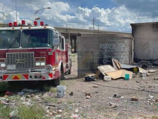 Se registra incendio en predio abandonado del sur de la ciudad