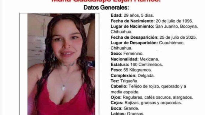 Comando armado «levanta» a joven en Cuauhtémoc