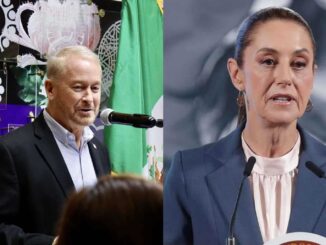 Sheinbaum sostiene tercera reunión con el embajador estadounidense en el Palacio Nacional