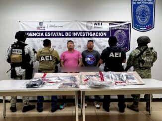 Detiene AEI a presuntos narcomenudistas con armas de fuego y droga