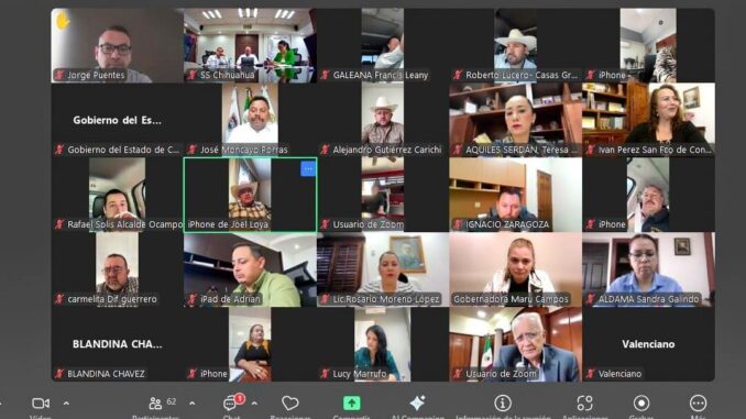 Maru Campos reúne a alcaldes para definir acciones contra el sarampión