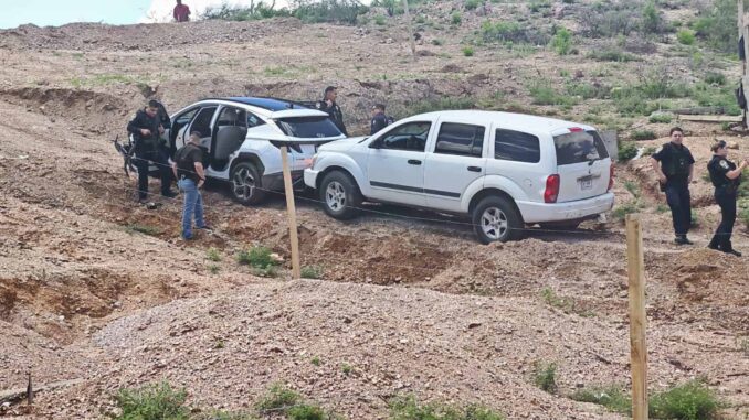 En operativo aire- tierra  policías municipales recuperan vehículo robado; robacarros detenido