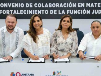 Quintana Roo firma convenio de colaboración con jueces electos