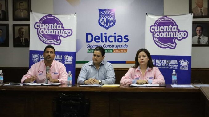 Presenta Coesvi programas de vivienda, mejoramiento y escrituración en coordinación con el Gobierno Municipal de Delicias
