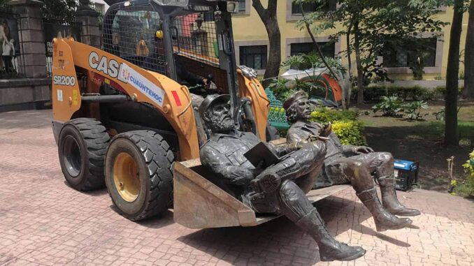 Sheinbaum afirma que retiro de estatuas del ‘Che’ Guevara y Fidel Castro en CDMX fue ilegal