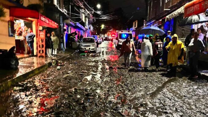 Lluvia en La Magdalena Contreras dejó 87 inmuebles afectados