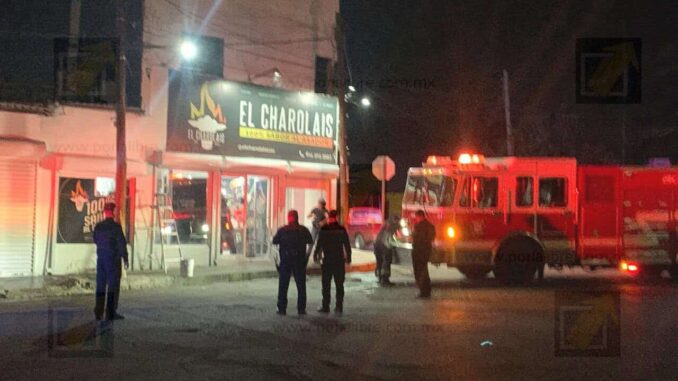 Incendio en restaurante de la colonia Palomar