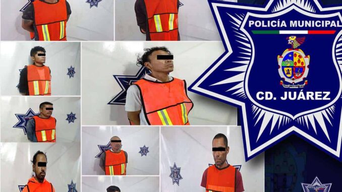 Detienen a nueve prófugos en diversos puntos de la ciudad