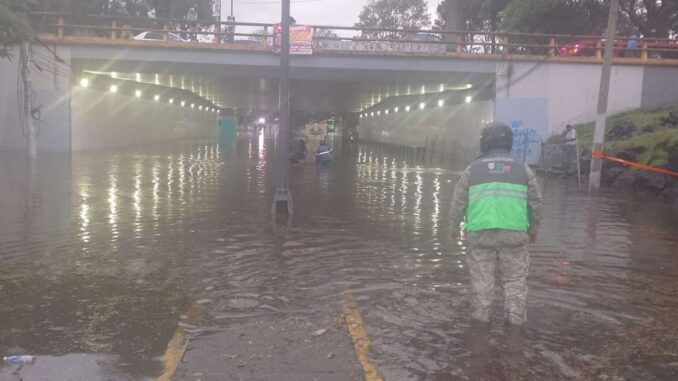 Inundaciones por lluvias en CDMX hoy 19 de julio, ¿qué vialidades se encuentran afectadas?