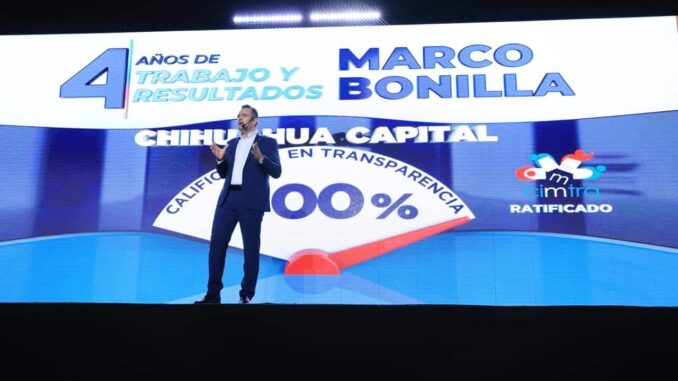 Con obras funcionales, impulso a la educación y desarrollo económico para todos Chihuahua Capital la quinta ciudad más competitiva: Marco Bonilla