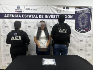 Arresta COE a mujer con más de 100 dosis de cocaína en polvo y piedra