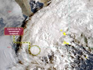«Lorena» se degrada a tormenta tropical, pero seguirán las lluvias fuertes