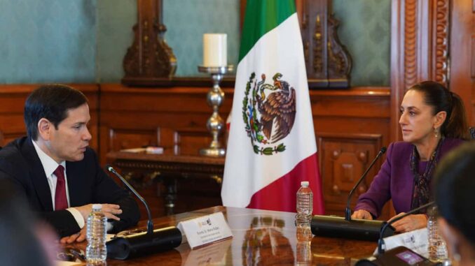 Venezuela celebra «ejemplo digno» de soberanía de Sheinbaum ante Marco Rubio