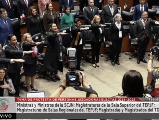 Nuevo pleno de la SCJN rinde protesta en el Senado de la República
