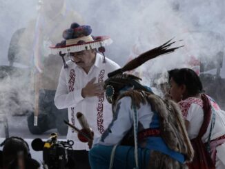 Realizan ceremonia de purificación y entrega del bastón de mando a nuevos ministros de la SCJN
