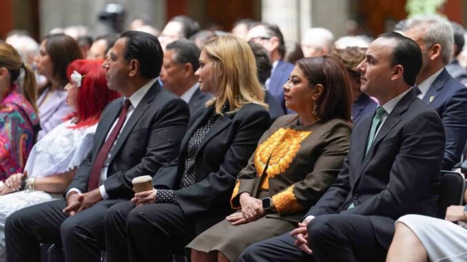 Maru Campos asiste a primer informe de gobierno de Claudia Sheinbaum