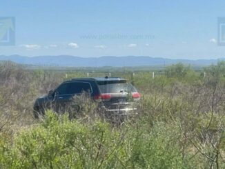 Localizan camioneta con múltiples disparos en Libramiento Oriente