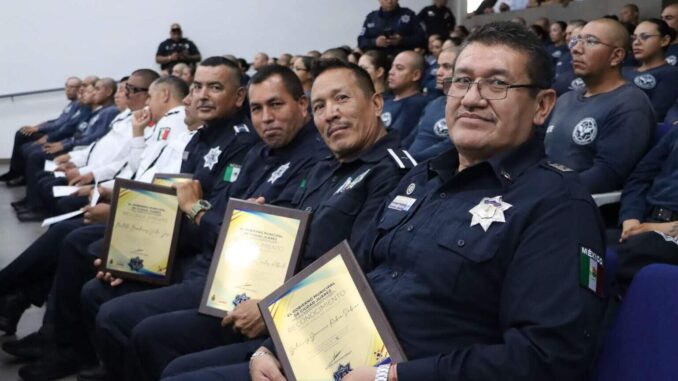 Distinguen a 60 policías como “Policía del Mes” por acciones destacadas en julio