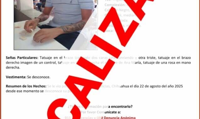 Localiza Fiscalía Centro a joven reportado ausente en Ciudad Delicias