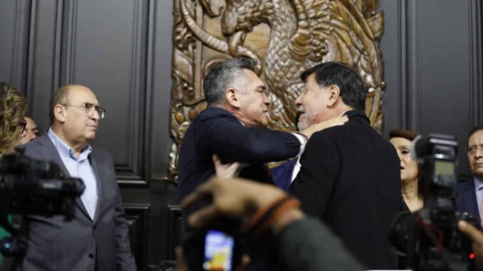 Sheinbaum sobre pelea entre Alejandro Moreno y Fernández Noroña en la Permanente