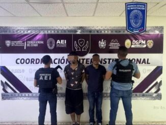 Detienen AEI y DSPM a dos sujetos por tentativa de homicidio en Jardines de Oriente 