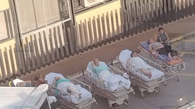 Falsa alarma  de explosión por químicos en el Hospital Morelos provoca evacuación de urgencias