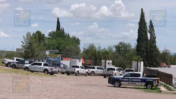 Aseguran vehículo tras persecución en carretera Chihuahua–Aldama