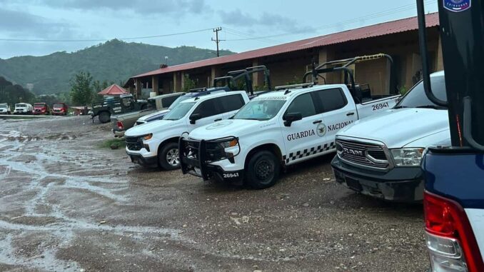 Realizan AEI, DEFENSA, SSPE y GN operativos conjuntos en el municipio de Moris