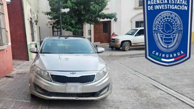 Recupera AEI automóvil robado en Santa Bárbara