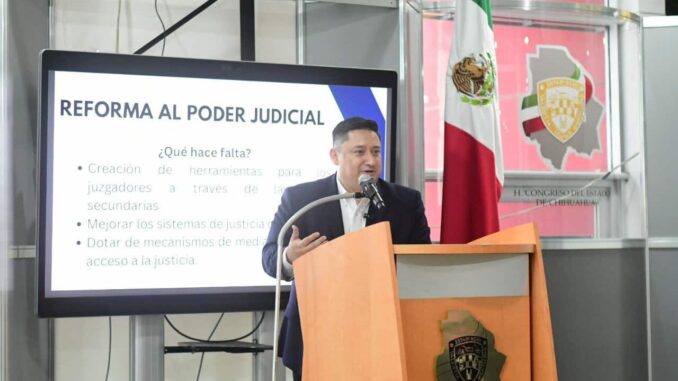 En Chihuahua defenderemos lo que hemos construido como sociedad participativa: Alfredo Chávez ante la Barra Mexicana de Abogados