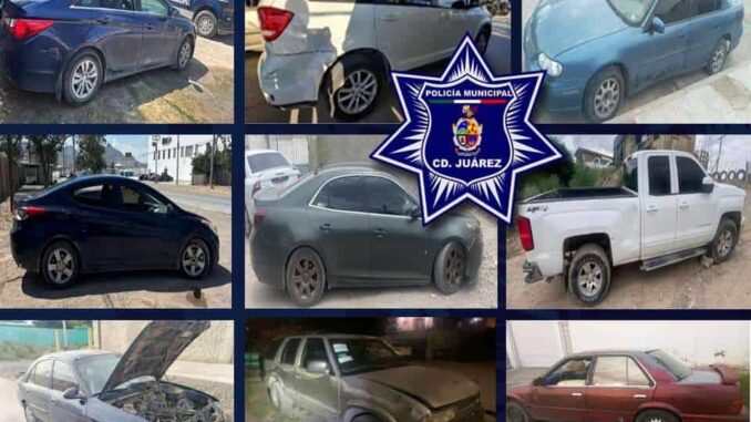 Recuperan 9 vehículos robados en operativo especial