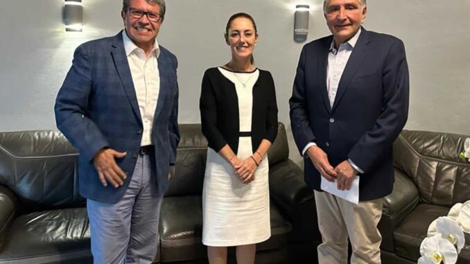 Sheinbaum se reunirá con Ricardo Monreal y Adán Augusto López para revisar agenda legislativa