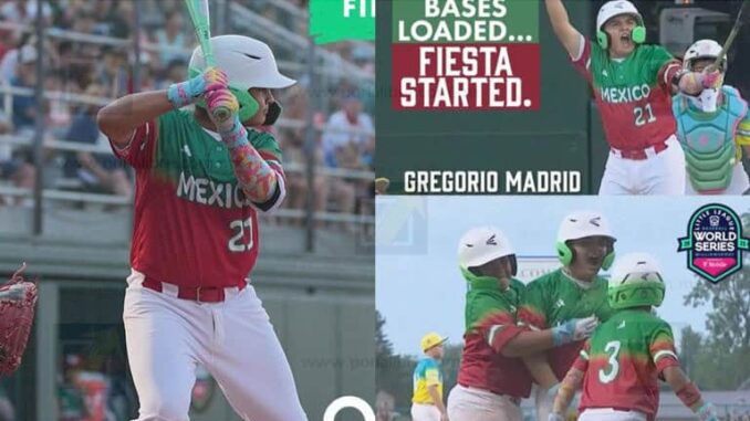 Chihuahua revive en la Serie Mundial de Ligas Pequeñas con triunfo contundente sobre Puerto Rico