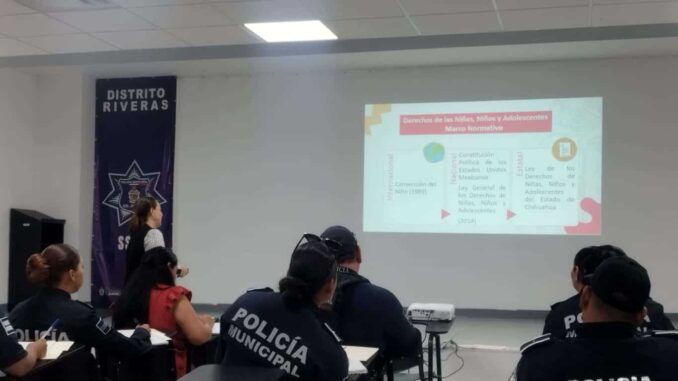 Capacitan a policías para fortalecer atención a niñas, niños y adolescentes