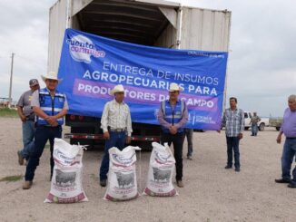 Entrega diputado Arturo Zubía 35 toneladas de apoyo a productores de Jiménez
