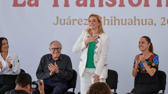 Maru Campos acompaña a Claudia Sheinbaum en su primer informe de Gobierno