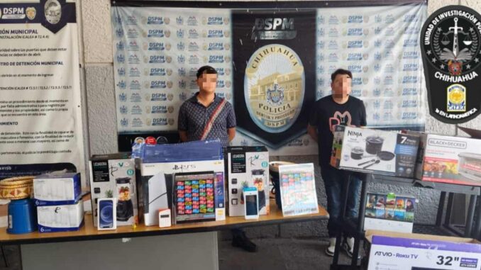 Aseguran agentes de inteligencia de la DSPM a pareja de «caniqueros» en centro comercial  H