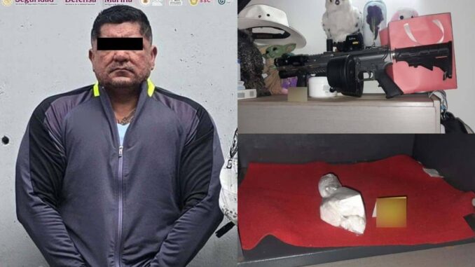 Detienen en CDMX a ‘Terry’, presunto miembro de Los Mal Portados; portaba un lanzagranadas