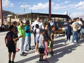 Visita Marco Bonilla el Comedor Comunitario de Lomas de Poleo en Ciudad Juárez