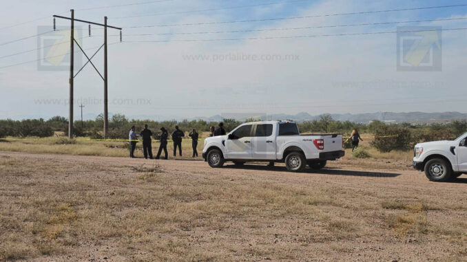 Hallan a hombre sin vida y con señales de violencia en Ejido Sacramento