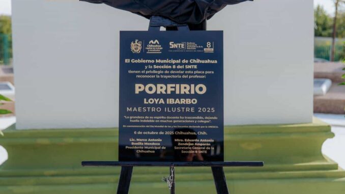 Reconoce Marco Bonilla a Porfirio Loya Ibarbo como maestro ilustre en Día Mundial del Docente