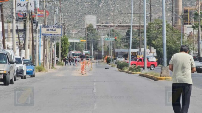 Fuerte fuga de gas natural provoca caos vial y evacuaciones en la colonia Nombre de Dios