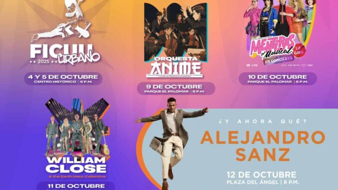 Invita Municipio a los conciertos y espectáculos del FICUU 2025; consulta la cartelera