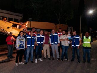 Supervisa Marco Bonilla labores de recarpeteo en la colonia San Felipe