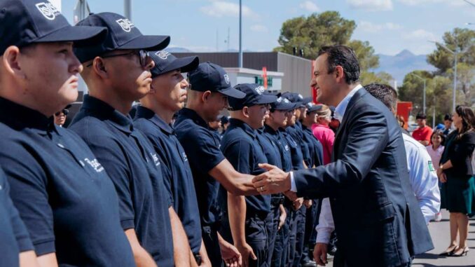 Impulsa Bonilla preparación de nuevos policías para un Chihuahua más seguro