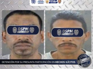 Detienen DSPM y FGE a dos con órdenes de aprehensión vigentes