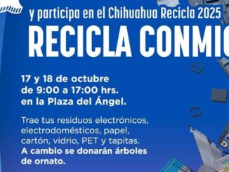 Invitan Estado y Municipio a «Chihuahua Recicla 2025”; intercambia basura por árboles
